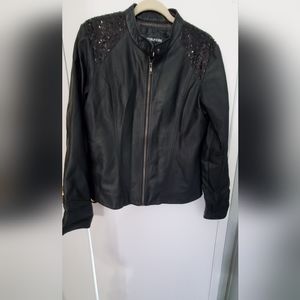 Matrices black sequin jacket